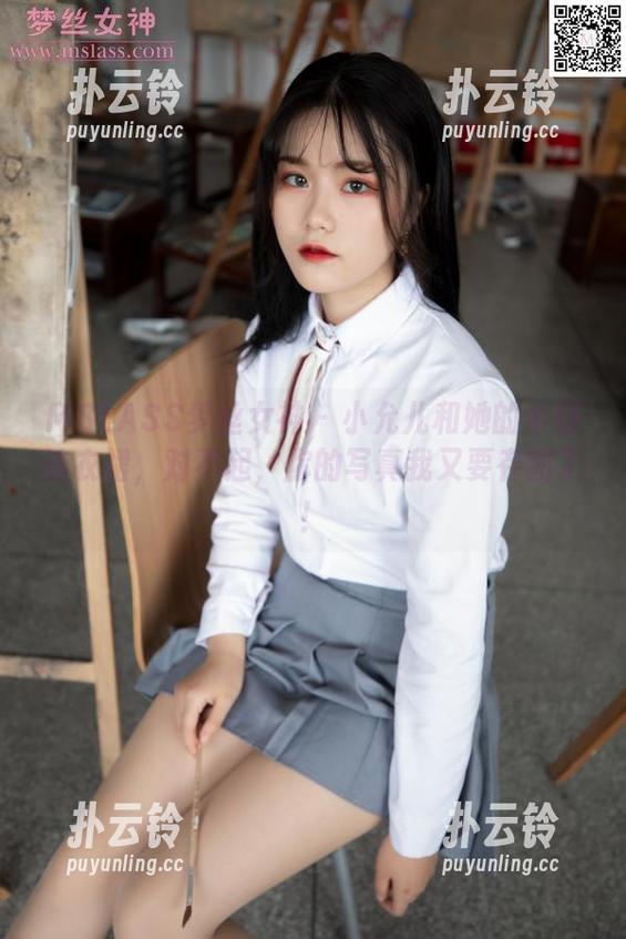 MSLASS梦丝女神 - 小允儿和她的牛仔连衣裙，对不起，你的写真我又要存图了！